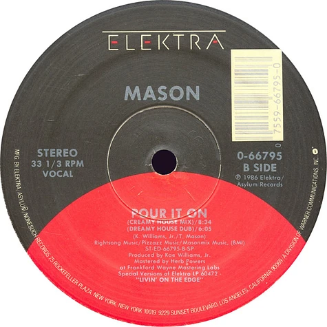 Mason - Pour It On