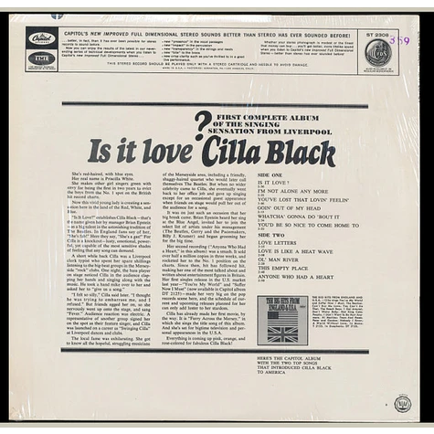 Cilla Black - Is It Love?