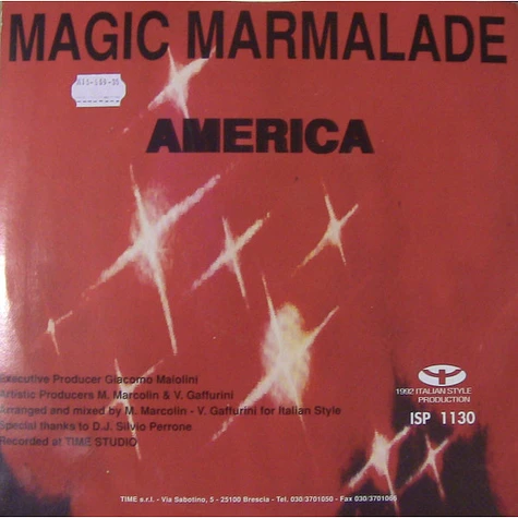 Magic Marmalade - America