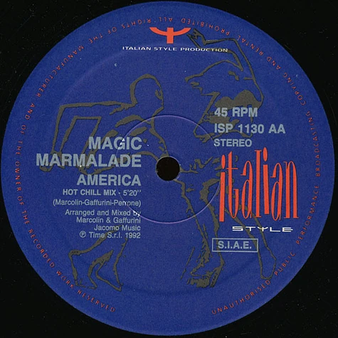 Magic Marmalade - America