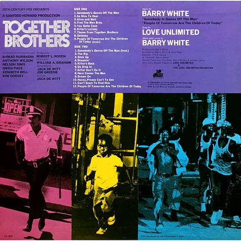 Barry White, Love Unlimited, Love Unlimited Orchestra - Together Brothers