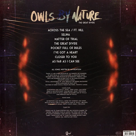 Owls By Nature - The Great Divide