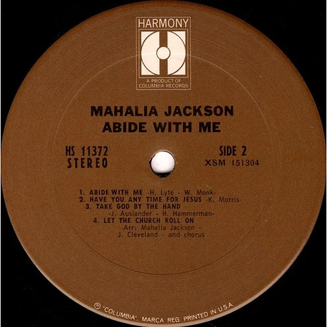 Mahalia Jackson - Abide With Me