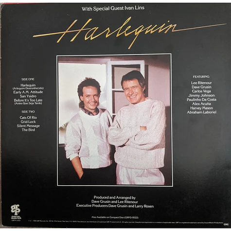 Dave Grusin / Lee Ritenour - Harlequin