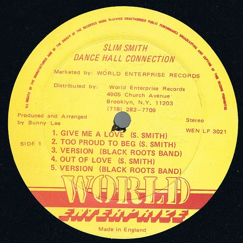 Slim Smith - Dance Hall Connection