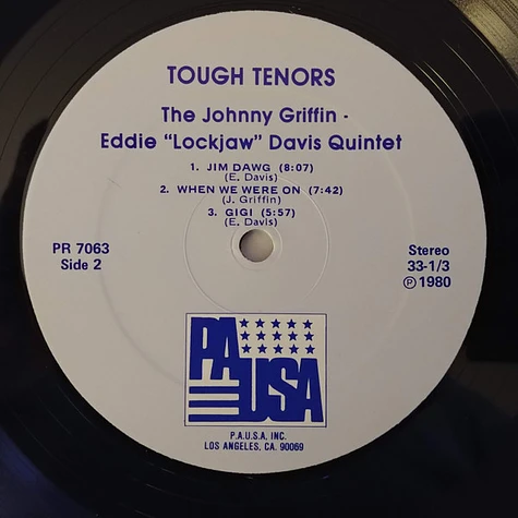The Eddie Davis-Johnny Griffin Quintet - Tough Tenors Again 'N' Again