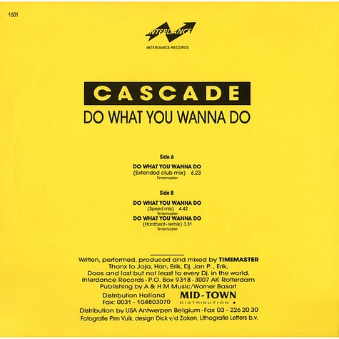 Cascade - Do What You Wanna Do