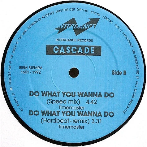 Cascade - Do What You Wanna Do