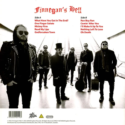 Finnegan's Hell - One Finger Salute Colored Vinyl Edition