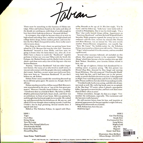 Fabian - 16 Greatest Hits