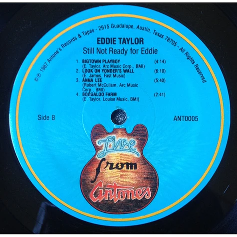 Eddie Taylor - Still Not Ready For Eddie