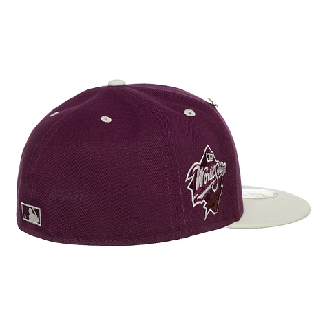 New Era New York Yankees WS Trail Mix 59FIFTY Cap - Plum - 7-1/2 - Men