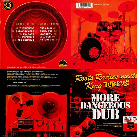 Roots Radics meets King Tubbys - More Dangerous Dub