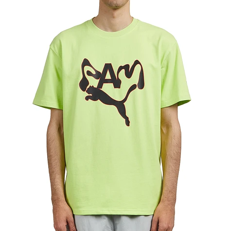 lime green graphic shirt