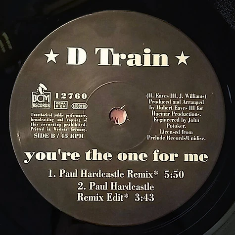 D-Train - You're The One For Me