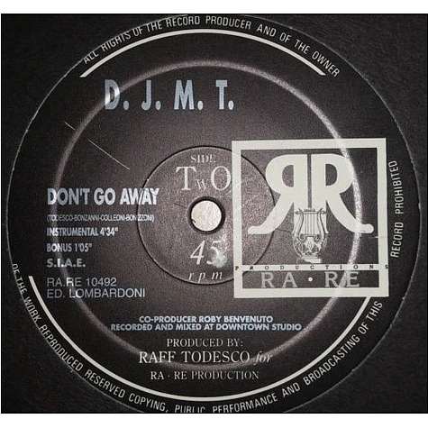 DJ M.T. - Don't Go Away