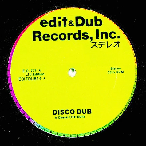 Edit & Dub - Super Disco Mixes