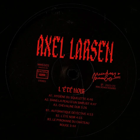Axel Larsen - L'Été Noir