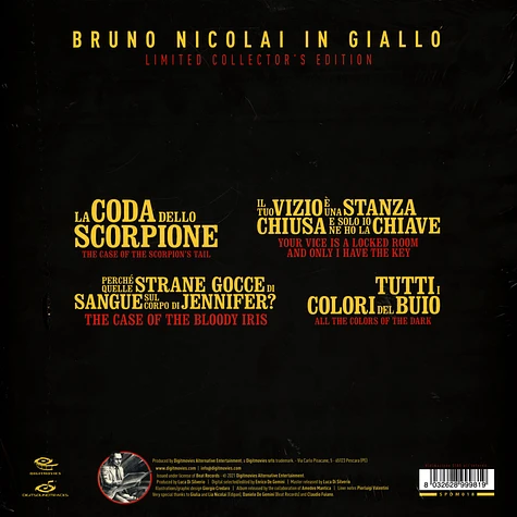 Bruno Nicolai - Bruno Nicolai In Giallo Marbled Yellow Vinyl Edition