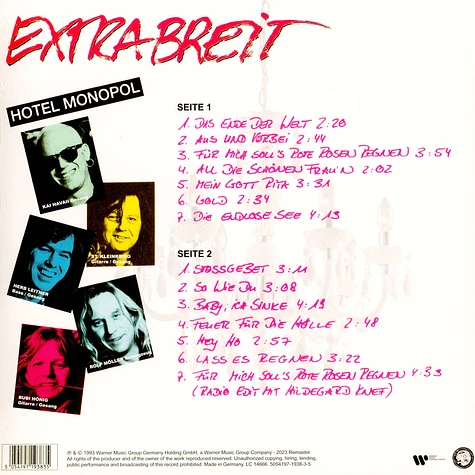 Extrabreit - Hotel Monopol 2023 Remaster