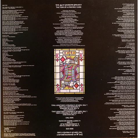 The Alan Parsons Project - The Turn Of A Friendly Card