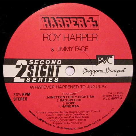 Roy Harper & Jimmy Page - Whatever Happened To Jugula?