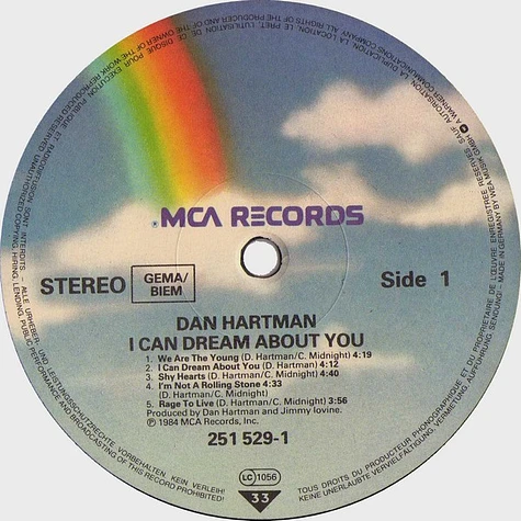 Dan Hartman - I Can Dream About You