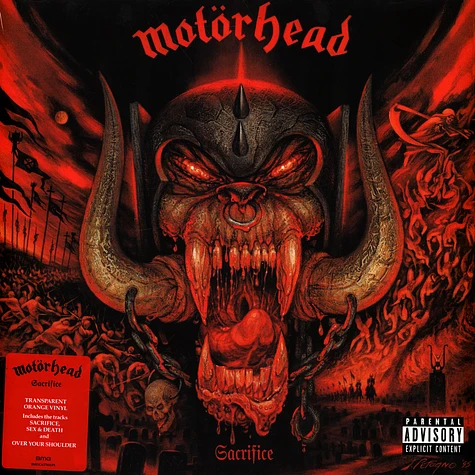 Motörhead - Sacrifice Orange Vinyl Edition