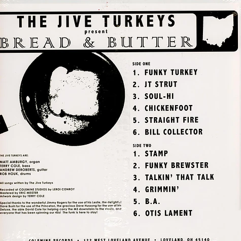 The Jive Turkeys - Bread & Butter Black Vinyl Edition
