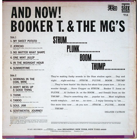 Booker T & The MG's - And Now!