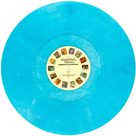Tropical Fuck Storm - Submersive Behaviour Aqua Blue Clear Swirl Vinyl Edition