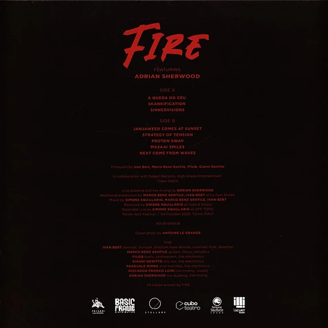 Fire Feat. Adrian Sherwood - Fire Feat. Adrian Sherwood Black Vinyl Edition