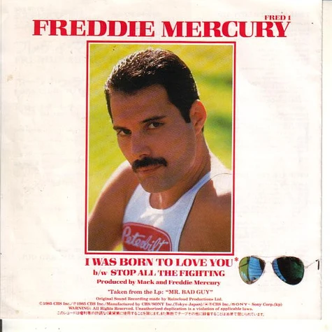 Freddie Mercury - I Was Born To Love You