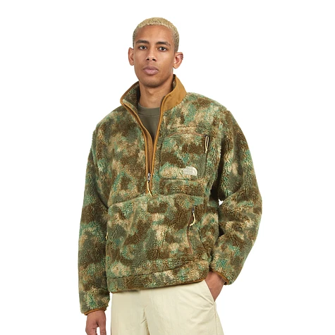 The North Face – Extreme Pile Pullover Military Olive/Stippled Camo Print