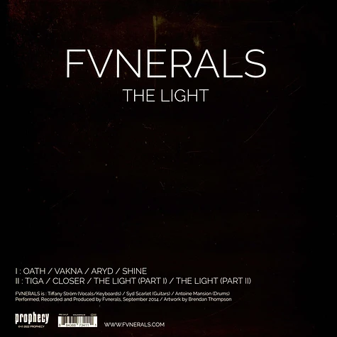 Fvnerals - The Light Black Vinyl Ediiton