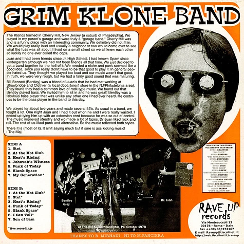 Grim Klone Band - Blank Space