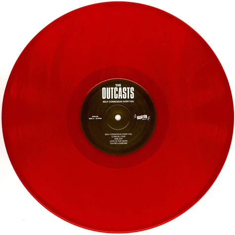 Outcasts - Self Conscious Over You Red Vinyl Edtion