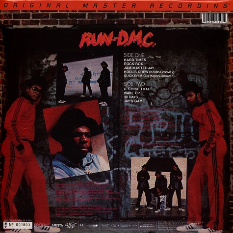 Run DMC - Run-DMC Numbered Limited Edition 180G Super Vinyl Edition