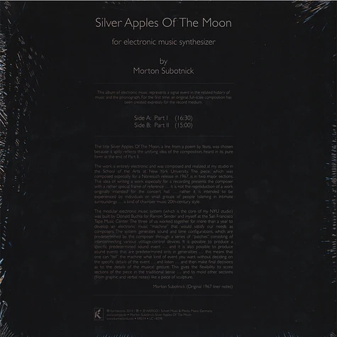 Morton Subotnick - Silver Apples Of The Moon