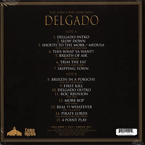 Flee Lord X Roc Marciano - Delgado Colored Vinyl Edition