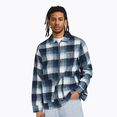 Butter Goods - Plaid Zip Thru Overshirt