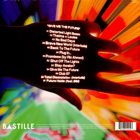 Bastille - Give Me The Future Limited Yellow Transparent Vinyl Edition