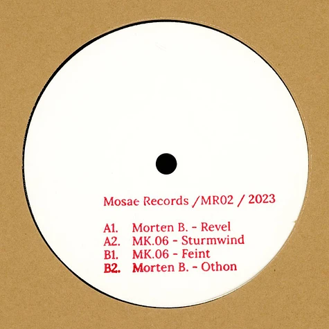 Morten B. / Mk.06 - Untitled Black Vinyl Edition