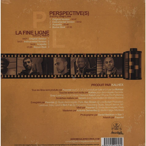 Kalhex Feat. Grap Luva & Rob O - Perspective(s) / La Fine Ligne