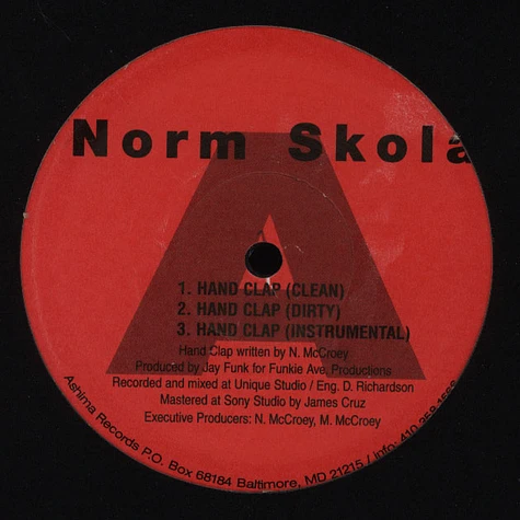 Normskola - Hand Clap / It's Over