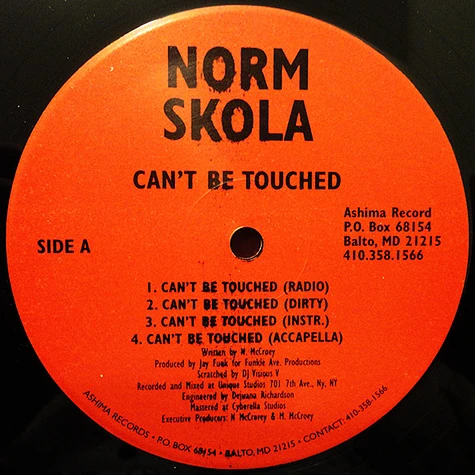 Normskola - Can't Be Touched / Park Heights