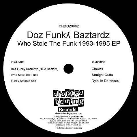 Doz Funky Baztardz - Who Stole The Funk 1993 - 1995 EP