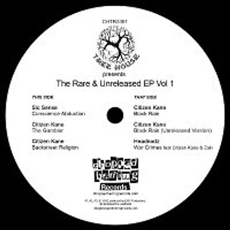 Sic Sense / Citizen Kane / Headnodz - Treehouse Presents The Rare & Unreleased EP Vol 1