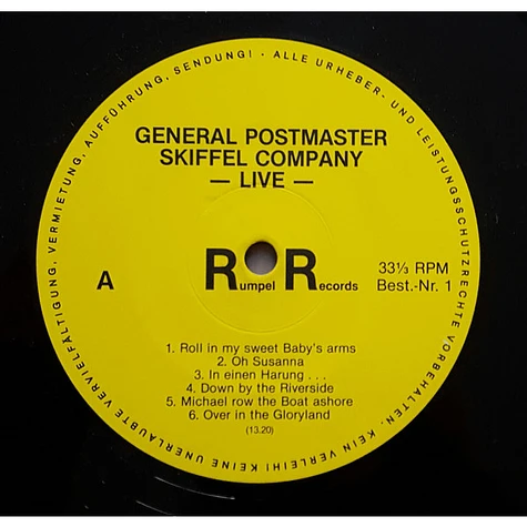 General Postmaster Skiffel Company - Live