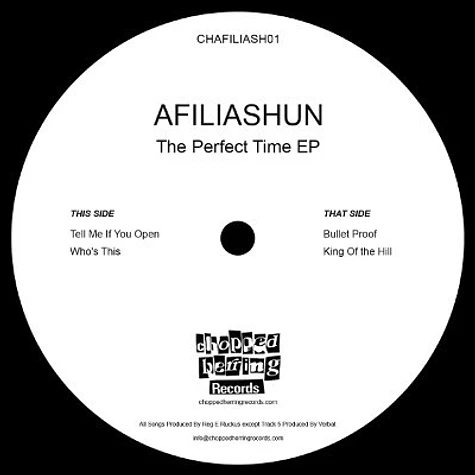 Afiliashun - The Perfect Time EP